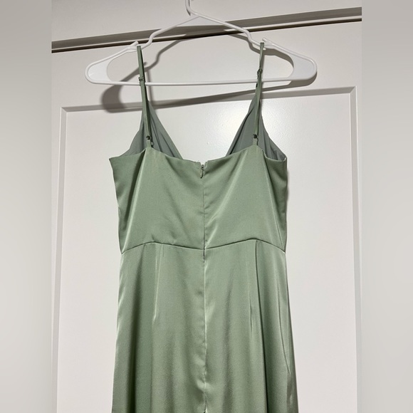 Lulus Green Deep V Ruffle Maxi Dress - Picture 9 of 11